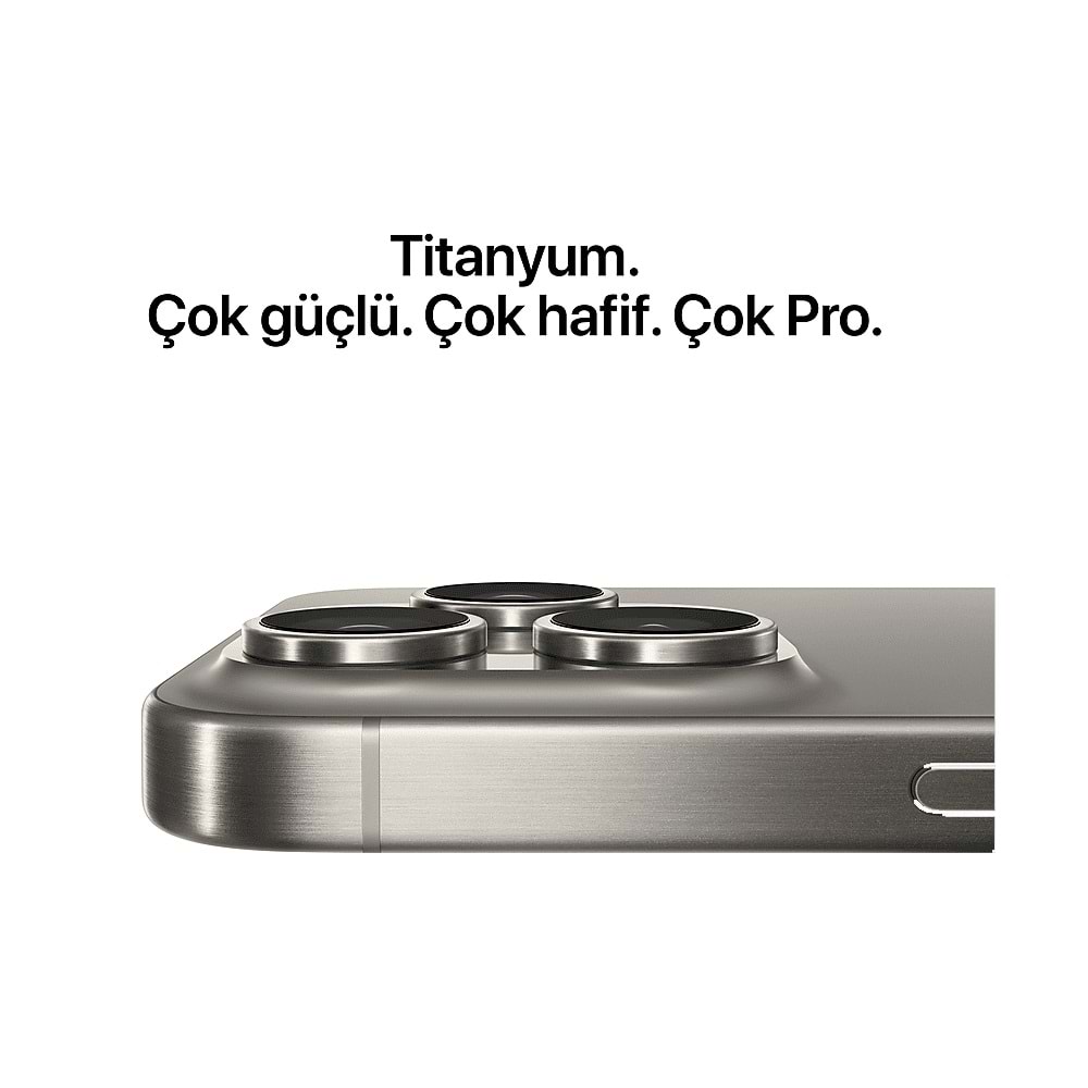 Apple IPhone 15 Pro 256 GB MTV53TU/A Akıllı Telefon Natural Titanium