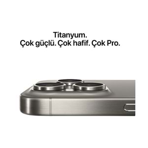 Apple IPhone 15 Pro 256 GB MTV53TU/A Akıllı Telefon Natural Titanium